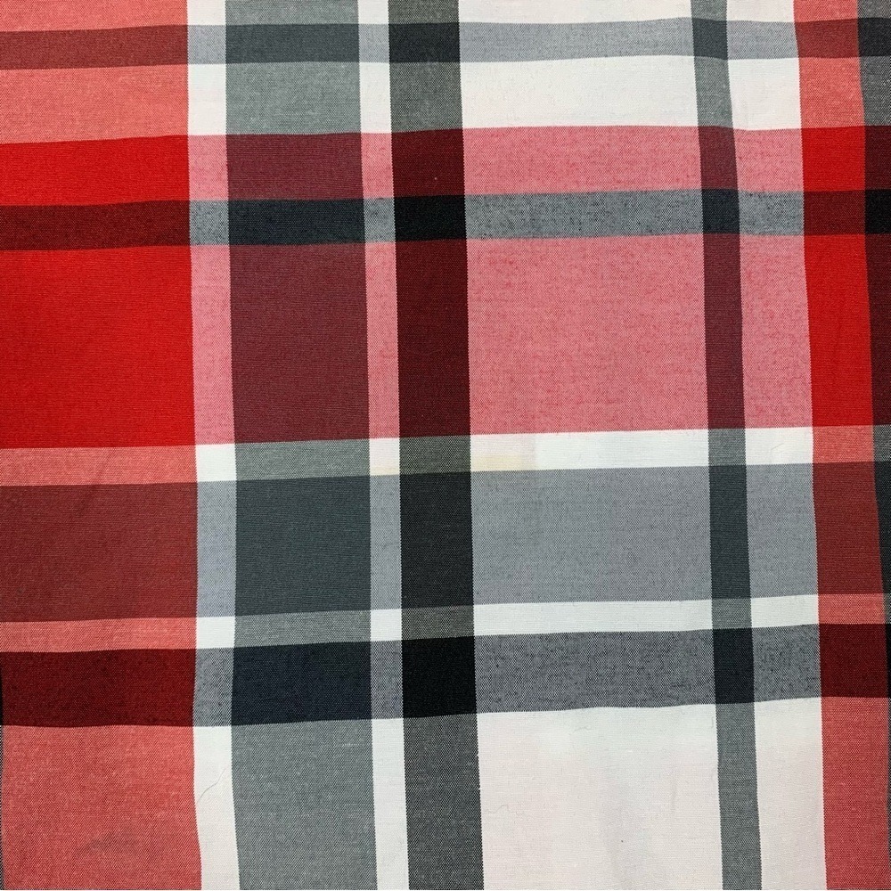 Y2K Enyce Shirt Mens 2XL Red Plaid Short Sleeve Western Button Up Sean Combs - Picture 9 of 14